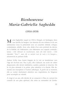 Bienheureuse Marie-Gabrielle Sagheddu