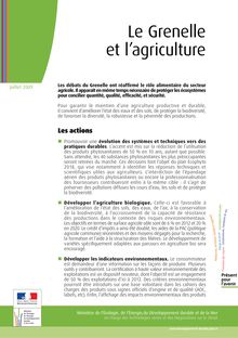 Le Grenelle et l agriculture - Juillet 2009.