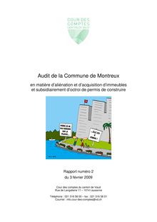 Audit de la Commune de Montreux