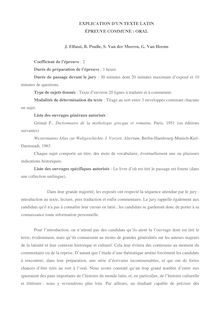 EXPLICATION D UN TEXTE LATIN ÉPREUVE COMMUNE : ORAL J. Elfassi, B ...