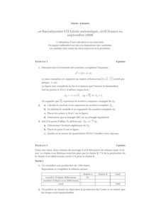 Baccalauréat STI Génie mécanique, civil France 