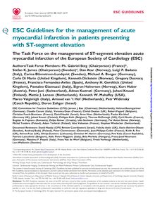Management of Acute Myocardial Infarction in patients presenting with ST-segment elevation