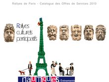 Rallye Découverte & Culturel Paris 2010 - Rallyes culturels ...