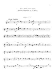 Partition cor 1, 2, 3, 4 (F), Jurisprudence March, Правоведский марш ; Jurists  March ; Marche solonelle