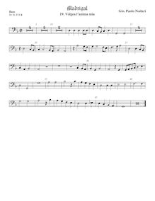 Partition viole de basse, Madrigali a 5 voci, Nodari, Giovanni Paolo par Giovanni Paolo Nodari