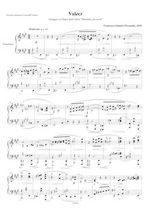 Partition complète, Omaggio a Chopin, Valzer, Iannitti, Francesco