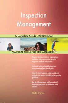 Inspection Management A Complete Guide - 2020 Edition
