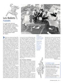 Chroniques - Le magazine de la BnF - Exposition Ballets russes - n ...