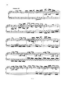 Partition No.12 en A major, BWV 798, 15 symphonies, Three-part inventions
