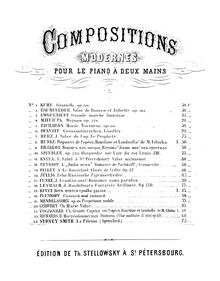 Partition complète, La fileuse (Spinnlied), Morceau élégant, G major