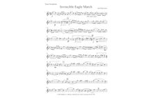 Partition ténor Saxophone (B?), pour Invincible Eagle, D major/G major