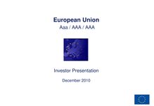 European Community Inaugural Euro Benchmark  €2bn 3-year