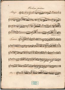 Partition parties complètes, 3 Variations on a Theme, Op.7, Trois thèmes variés, pour violon avec accompagnement d un second violon, alto et violoncelle