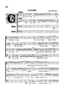 Partition complète (monochrome), Triduanas a Domino, D minor