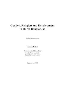 Gender, religion and development in rural Bangladesh [Elektronische Ressource] / Ainoon Naher