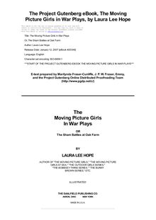 The Moving Picture Girls in War Plays - Or, The Sham Battles at Oak Farm