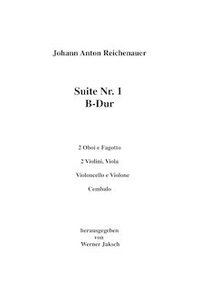 Partition complète, Ouverture- No.1 en B flat major, B flat, Reichenauer, Antonín