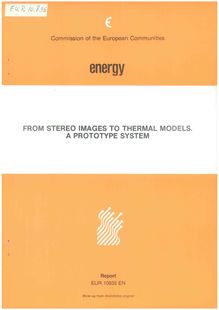 From stereo images to thermal models