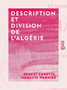 Description et division de l Algérie