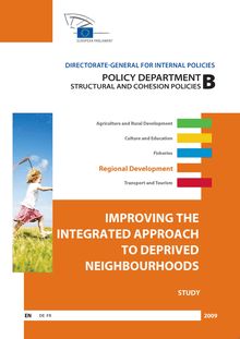 Improving the integrated approach to deprived neighbourhoods