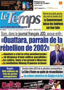 Le Temps - n°4857 - Lundi 30 Décembre 2019