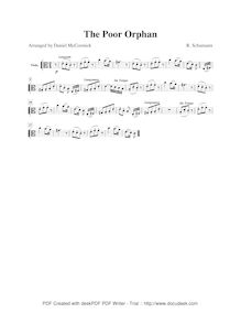 Partition viole de gambe, Album für die Jugend, Album for the Young par Robert Schumann