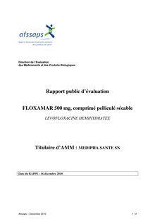 Floxamar 500 mg, comprimé pelliculé sécable