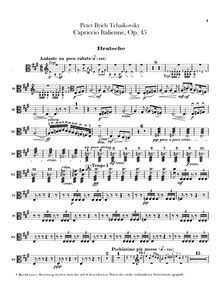 Partition altos, italien Capriccio, Op.45, Итальяанское каприччио (Italyanskoe kaprichchio), Capriccio Italien