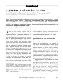 Atypical Bacteria and Macrolides in Asthma