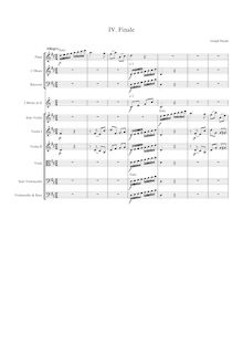 Partition I, Finale, Symphony No.6 en D major, "Le Matin" ; Sinfonia No.6