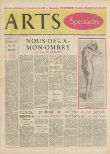 ARTS N° 583 du 05 septembre 1956