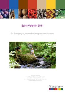 Dossier de presse Saint Valentin 2011 en Bourgogne