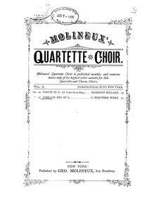 Partition complète, Jubilate Deo, Soloists (Soprano, Alto, Baritone-or-Contralto), Quartet, Choir, Keyboard (ad lib)