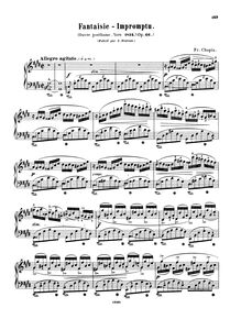 Partition complète (1200dpi), Fantaisie-impromptu, C♯ minor