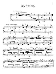 Partition complète, Caprice Op.49, Hummel, Johann Nepomuk