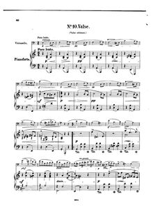 Partition de piano, valses, Chopin, Frédéric par Frédéric Chopin