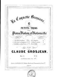 Partition de piano, La Coquette Bressane, 6 Petits Piano Trios, Op.11