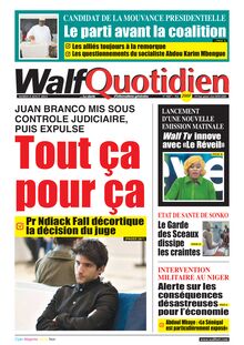Walf Quotidien n° 9407 - du 08/08/2023