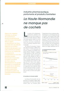 Industrie pharmaceutique, parfumerie et produits d entretien : La Haute-Normandie ne manque pas de cachets
