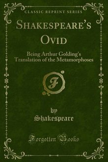 Shakespeare s Ovid
