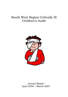 South West Region Critically Ill Children’s Audit