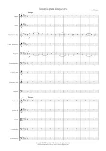 Partition complète, Fantasia en E minor, E minor, Soares, Artur Penha