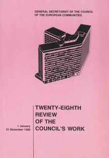 Twenty-eighth review of the Council s work