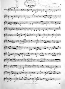 Partition violon 2, corde quatuors, Op.55, Haydn, Joseph