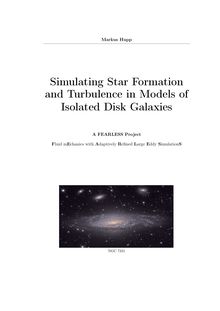 Simulating star formation and turbulence in models of isolated disk galaxies [Elektronische Ressource] / Markus Hupp