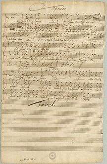 Partition Vocal parties, Singet dem Herrn, TWV 1:1748, C major, Telemann, Georg Philipp