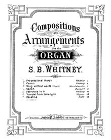 Partition orgue score, 6 Morceaux, Raff, Joachim par Joachim Raff