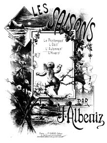 Partition , L Automne, Les saisons, Op.201, Albéniz, Isaac