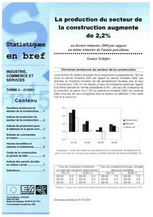 21/01 STATISTIQUES EN BREF - TH. 4 INDUSTRIE, COMMERCE ET SERVI