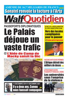 Walf Quotidien n°8917 -